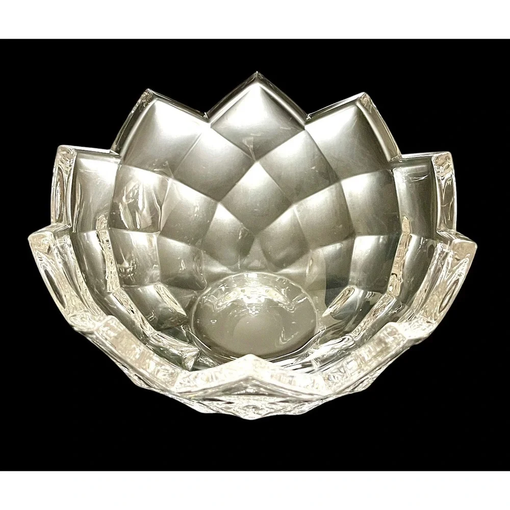 Vintage Mikasa Radcliffe 6" Clear Crystal Bowl Germany Excellent Condition - Picture 1 of 7